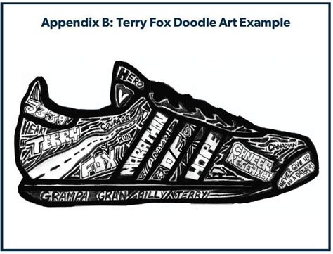 terry fox shoe art